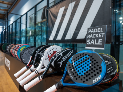 Padel racket sale at bandeja shop: brands, expert advice & e-club perks