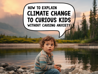 how to explain climate change to curious kids without causing anxiety